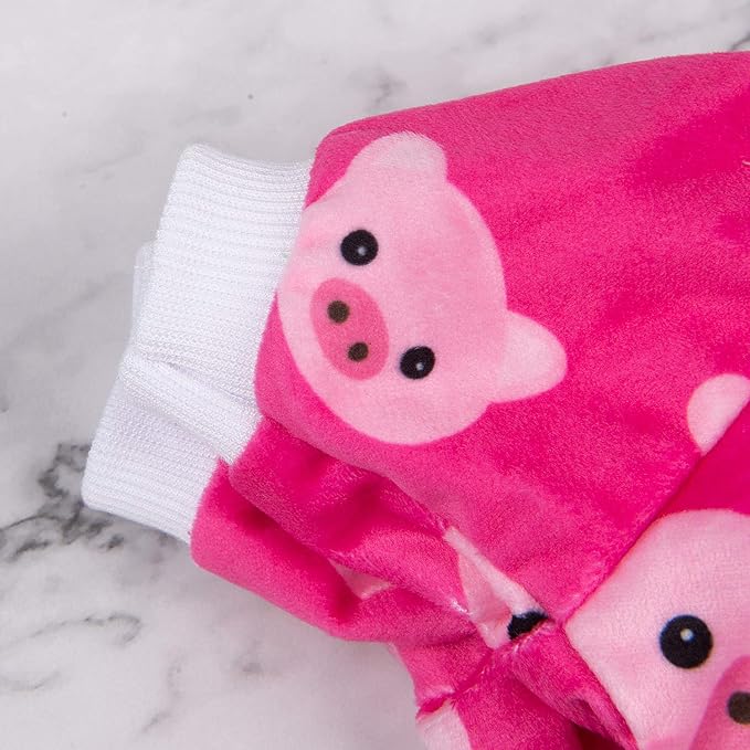 CuteBone Dog Halloween Pajamas Puppy Onesies Small Dogs Soft Pjs Coat Cat Apparel Comfy Pet Christmas Clothes Outfit Doggie Bodysuit P46M