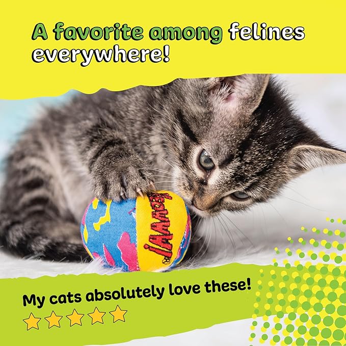 Yeowww My Cats Balls, 3 Balls per Pack