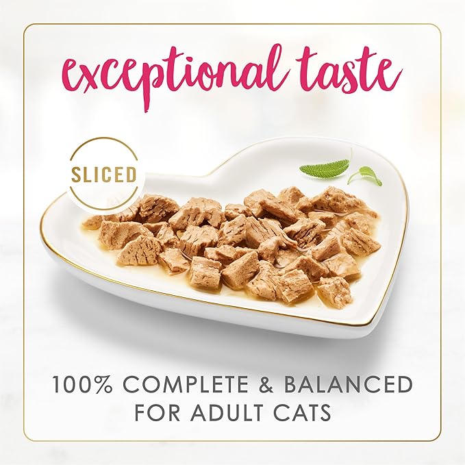 Fancy Feast Purina Sliced Chicken Feast Wet Cat Food in Gravy - 3 oz. Cans (Pack of 48)