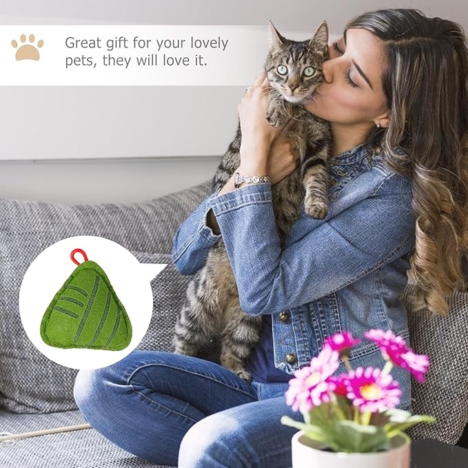 6pcs Catnip Set with Felt Mushroom Design, Interactive Kitten Chew for Indoor Play, Non-Toxic Catnip Stuffed for Cats and Kittens Style