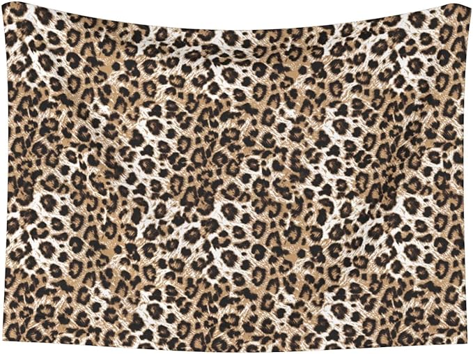 Pet Blanket,Warming Ultra Soft Warming Mat for Indoor Pet Beds & Furniture Reversible Blanket Machine Washable 27.6 * 19.7Inch,Leopard Print