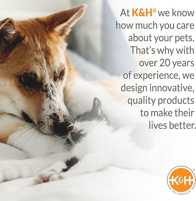 K&H Pet Products Bolster Couch Pet Bed Large Mocha/Tan 28" x 40"
