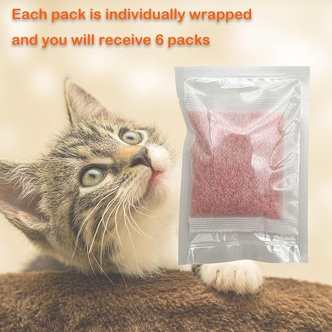 Odor Removing Refills Compatible with Whisker OdorTrap Pod, Eliminates Litter Box Odors, for Litter-Robot 4 Filter Pocket or Litter-Robot 3 Waste Drawer (6 Pack)