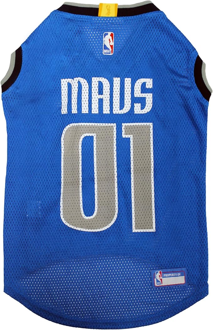 Pets First NBA DALLAS MAVERICKS DOG Jersey, Small - Tank Top Basketball Pet Jersey