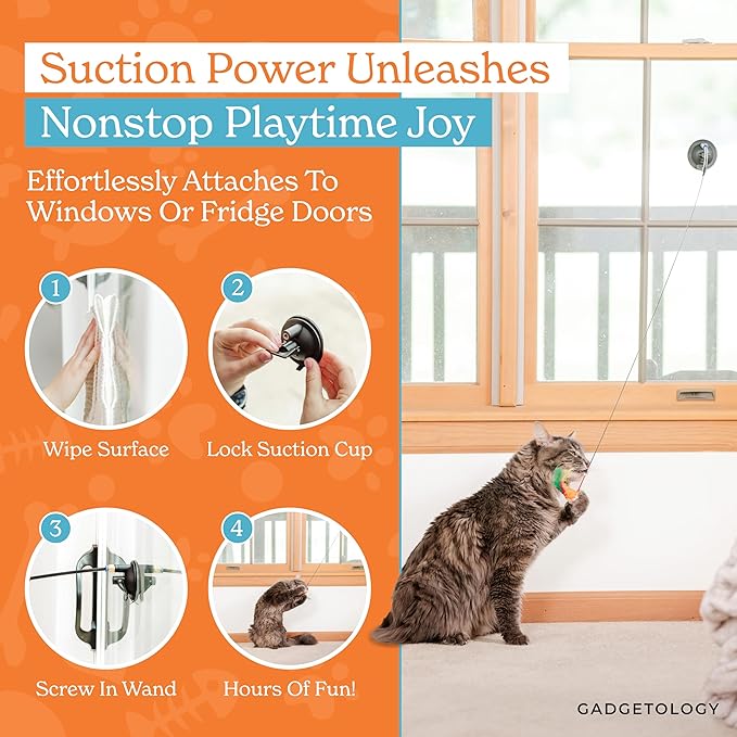 2 Cat Toy + 9 Feather Lures Interactive Cat Toys For Indoor Cats Interactive Kiteen Toys Enrichments For Boared Indoor Adult Cats Kittens Suction Cup Juguetes Para Gatos Teaser Feather Wand