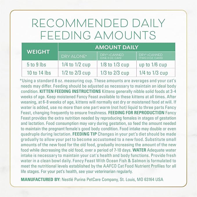 Fancy Feast Purina Dry Cat Food with Ocean Fish and Salmon - 3 lb. Bag (Pack of 2)