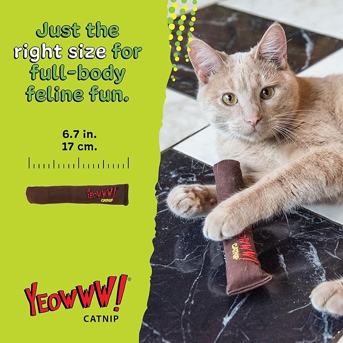 Yeowww Cigar Catnip Toy, Singles