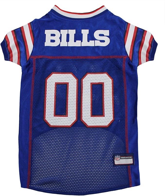 NFL Buffalo Bills Dog Jersey - XX-Large, Football Jersey Costume for Dogs