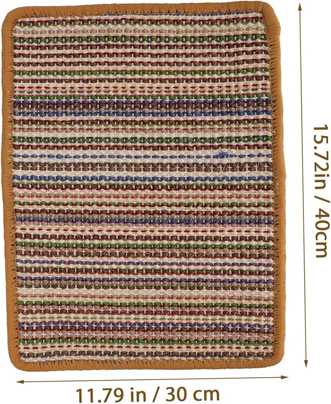 NOLITOY Cat Scratcher Cat Scratching Carpet Protector Cuttable Sisal Grinding Mat 30x40cm Pet Supplies Cat Supplies Soft Random Color