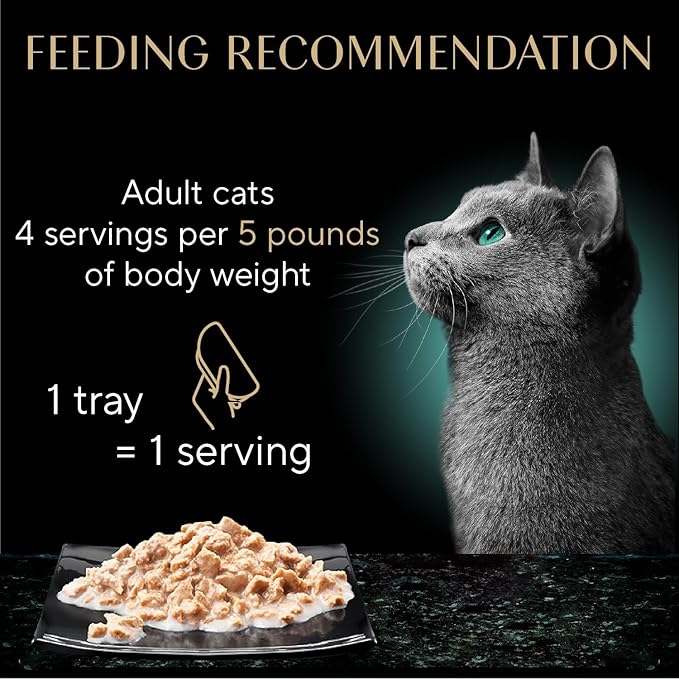 Sheba Perfect Portions Bistro Adult Wet Cat Food,Chicken in Alfredo Sauce Entree,Cat Food Wet Recipe,2.6 oz. Twin-Package Trays (,48 Servings),24 Count (Pack of 2)