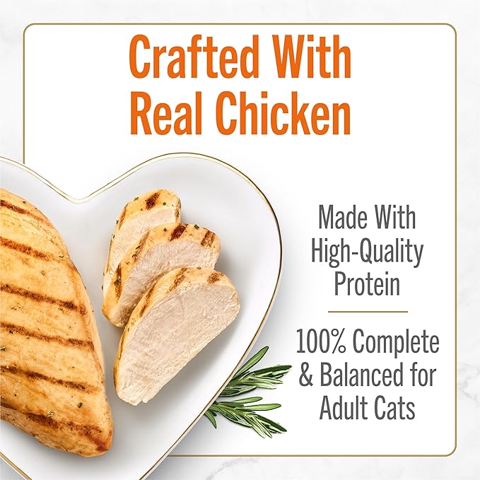 Purina Fancy Feast Savory Centers Gourmet Wet Cat Food Pate With Chicken and Gravy Center, (Pack of 24) 3 oz Cans