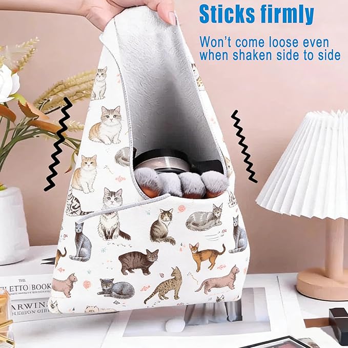 Cat Grooming Wrap for Cutting Nails, 27.6" Cat Swaddle for Medicine, Nail Clipping, Teeth Brushing, Ear Cleaning