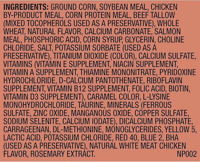 Meow Mix Tender Centers Dry Cat Food with Basted Bites, Beef & Salmon Flavors, 3 Pound Bag (Case of 4)