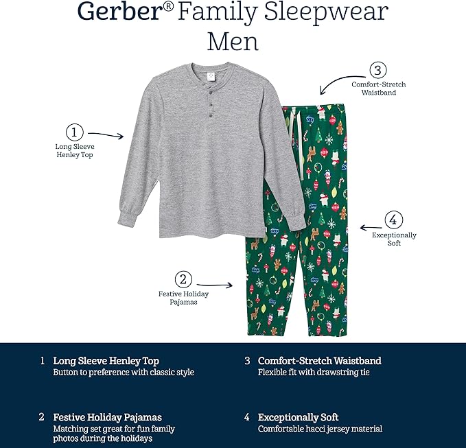 Gerber Baby Holiday Family Matching Pajamas