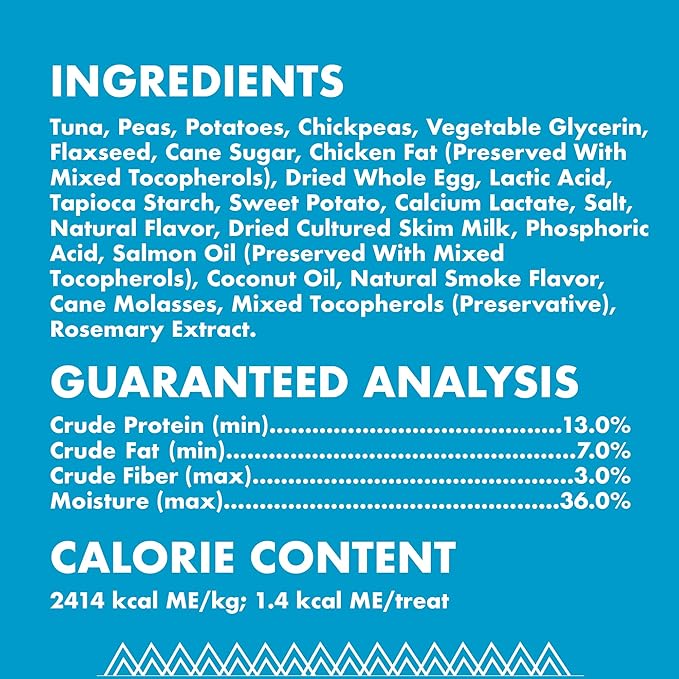 Buddy Biscuits Soft & Chewy Grain Free Cat Treats, Tuna, 3 oz. Pouch