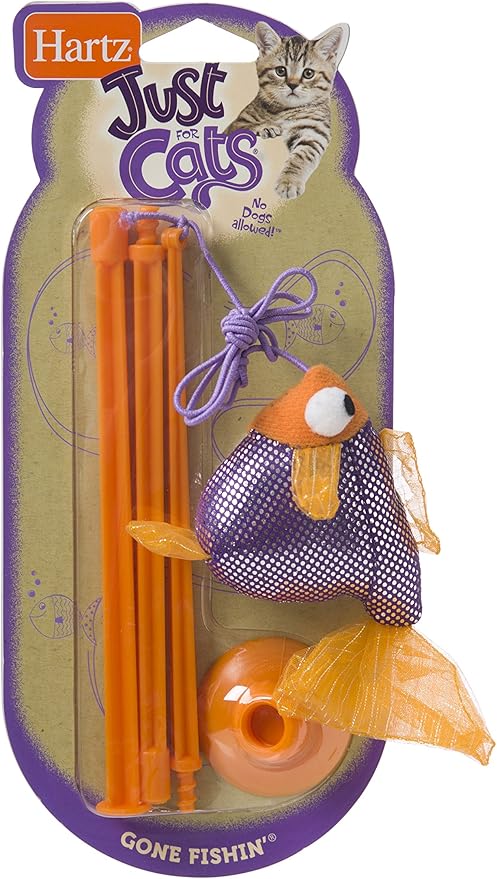 Hartz Just For Cats Gone Fishin' Interactive Cat Toy Wand