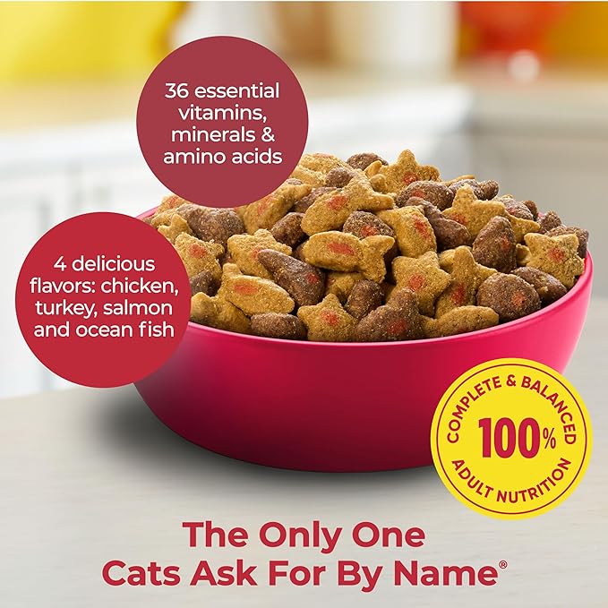 Meow Mix Hairball Control Dry Cat Food for Adult Cat, 6.3 lb. Bag