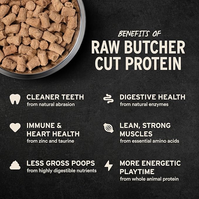 Vital Essentials Freeze Dried Cat Food, Raw Duck Soft Nibs | Complete Meal or Topper | 99% Duck, Organs & Bone | Limited Ingredient, High Protein, Grain Free Dry Cat Food | 12 oz Bag