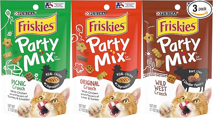 Friskies Cat Treat Party Mix Love Pack
