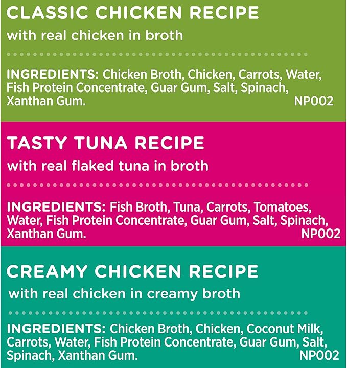 Nutrish Rachael Ray Purrfect Broths Wet Cat Food, Variety Pack, 1.4 Ounce Pouch, Grain Free, (Pack of 48)