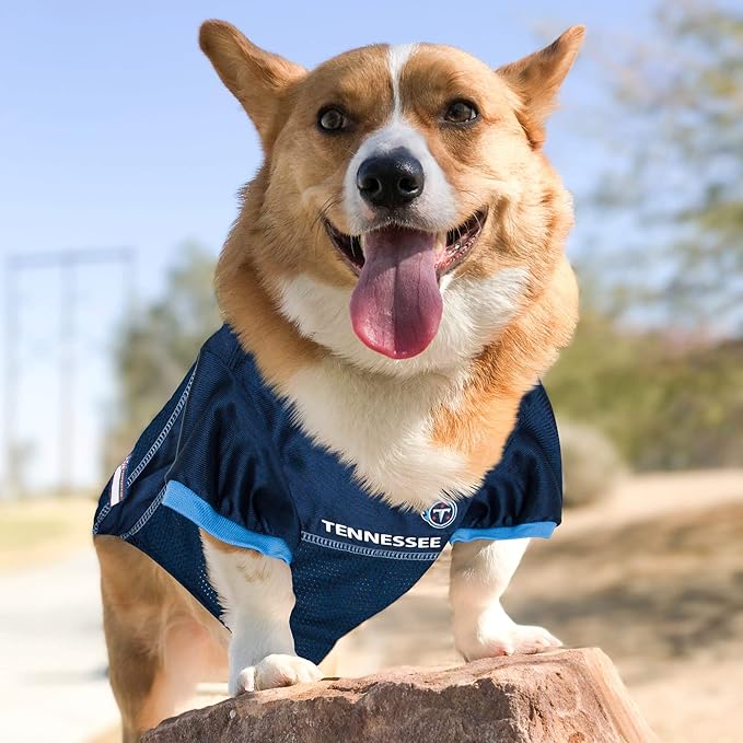 NFL TENNESSEE TITANS DOG Jersey, Medium
