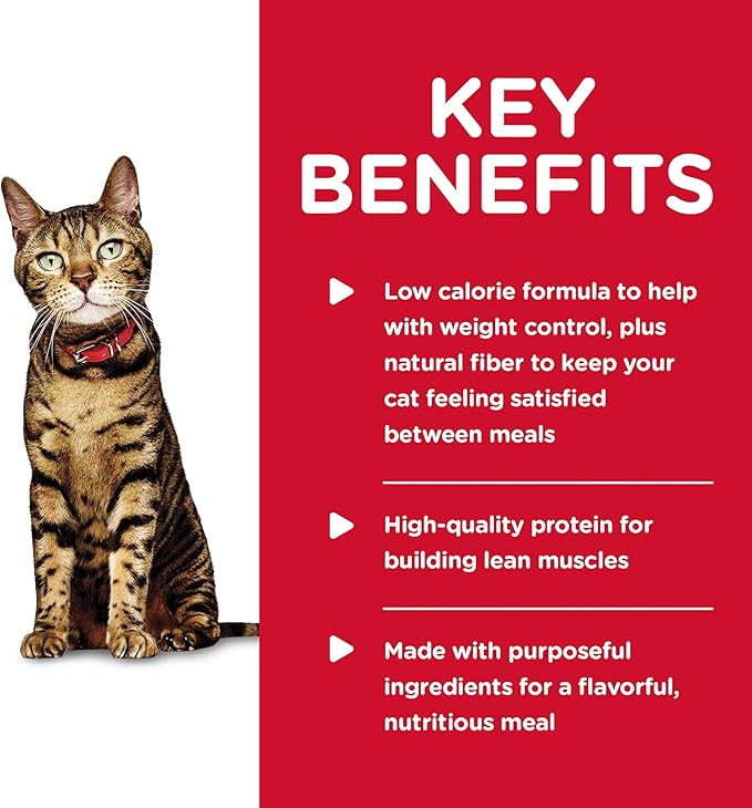 Hill's Science Diet Adult 1-6 Light Wet Cat Food, Liver & Chicken, 2.9 oz. Cans, 24-Pack