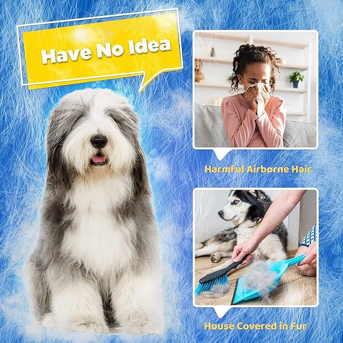 Pet Hair Remover Glove - Gentle Pet Grooming Glove Brush - Deshedding Glove - Massage Mitt with Enhanced Five Finger Design - Perfect for Dogs & Cats with Long & Short Fur - 1 Pack (Right-hand), Grey