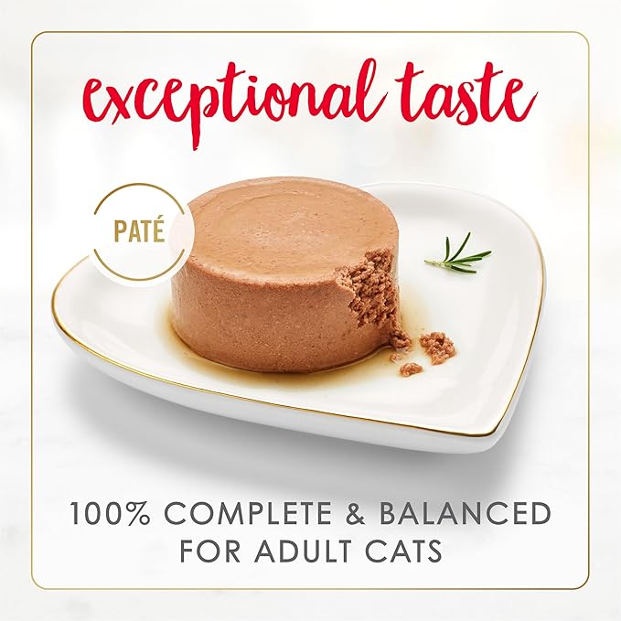 Fancy Feast Purina Tender Beef and Chicken Feast Classic Grain Free Wet Cat Food Pate - 3 oz. Cans (Pack of 48)