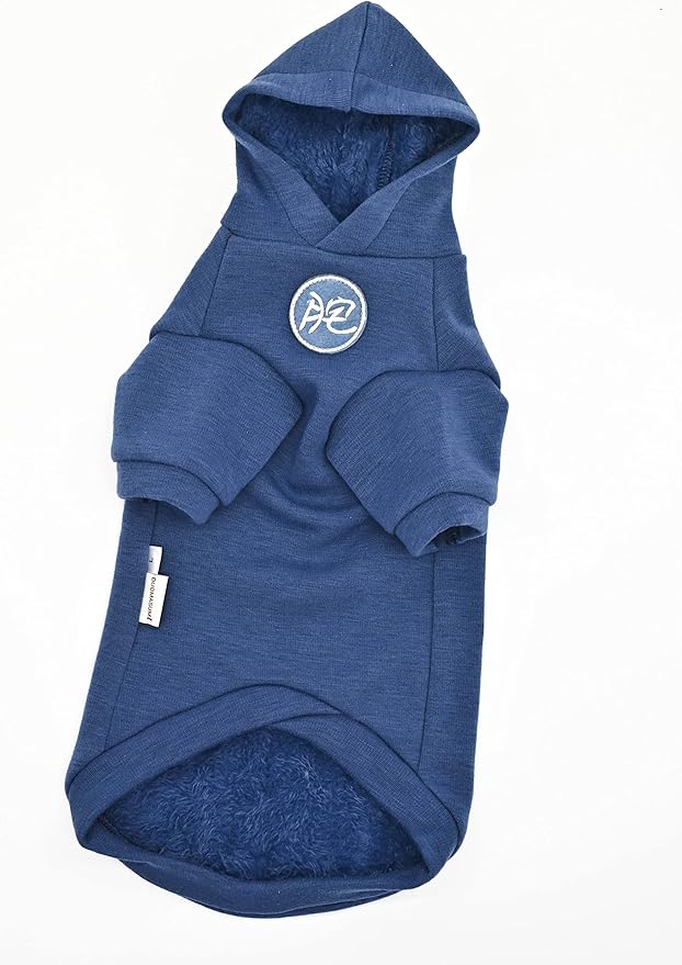 Sphynx Cat Clothes - Thick Warm Stretchy Soft Cat Hoodie & Vest for Hairless Devon, Cornish, Peter Bald Kittens (Medium)