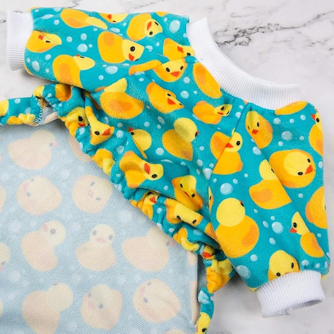 CuteBone Dog Halloween Pajamas Puppy Onesies Small Dogs Soft Pjs Coat Cat Apparel Comfy Pet Christmas Clothes Outfit Doggie Bodysuit P50XS