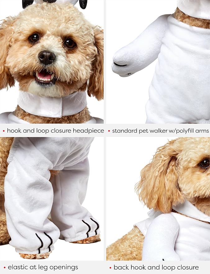 Peanuts: Snoopy Pet Costume for For Dogs or Cats by Rubies, Large