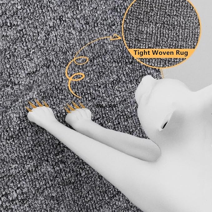 SHENGOCASE 2-Pack Carpet Rug Replacement for 24" Tall L-Shape Cat Scratcher Cat Scratching Post, Carpet Scratcher Protector for Couch