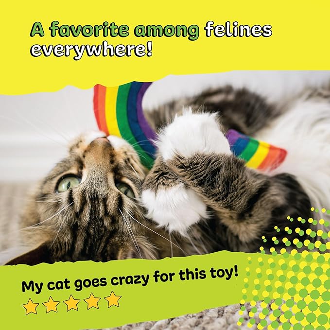 Yeowww! Catnip Toy, Rainbow