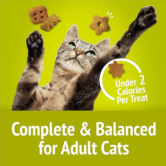 Purina Friskies Party Mix Morning Munch Crunch Egg, Bacon and Cheese Flavors Cat Treats - 20 oz Canister
