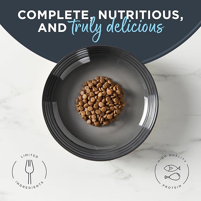 Reveal Natural Adult Dry Cat Food, High Protein, Grain Free with Added Vitamins & Minerals, Complete & Balanced Nutrition for Cats, Whitefish Recipe (3 Pound Bag) (Pack of 2)
