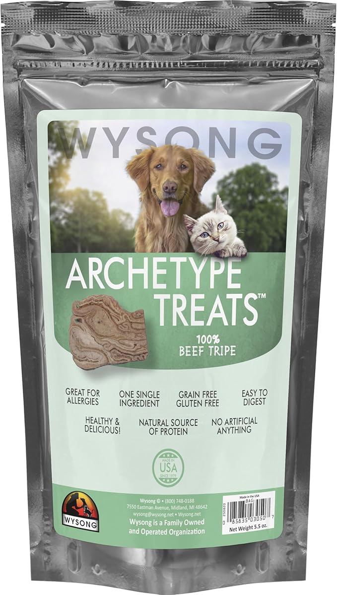 Archetype Treats Beef Tripe 5.5 oz. Bag