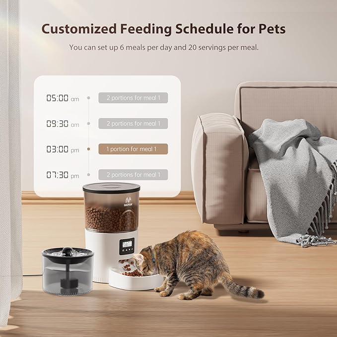 Automatic Cat Feeder and Water Fountain, Water Fountain Pump