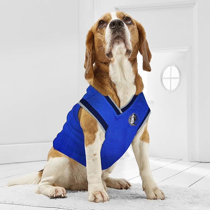 Pets First NBA DALLAS MAVERICKS DOG Jersey, Medium - Tank Top Basketball Pet Jersey
