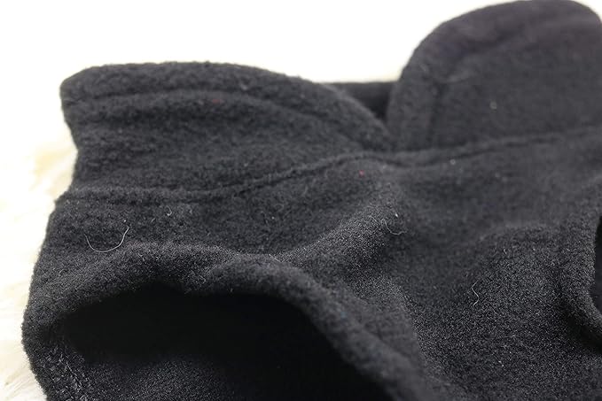 Cat Sweater Fleece Vest Cat Clothes for Small Cats Only, Small, Black