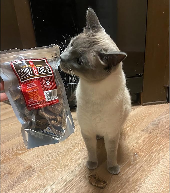 Scout & Zoe's Lamb Lung Cat Treats