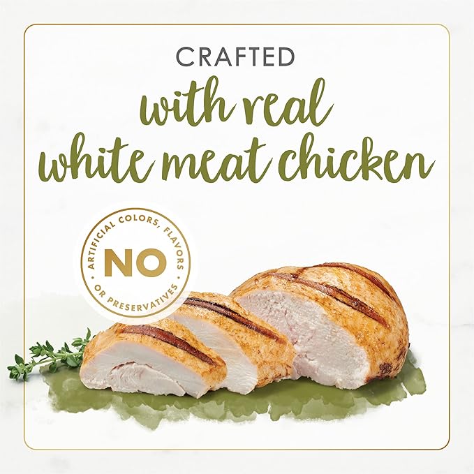 Fancy Feast Purina Wet Cat Food Gourmet Naturals White Meat Chicken Recipe in Wet Cat Food Gravy - 3 oz. Cans,(Pack of 24)