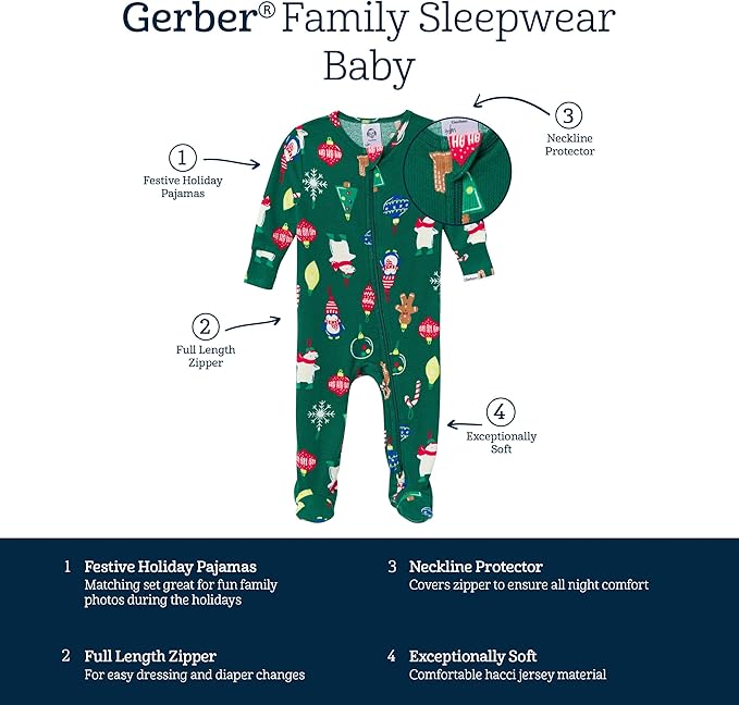Gerber Baby Holiday Family Matching Pajamas