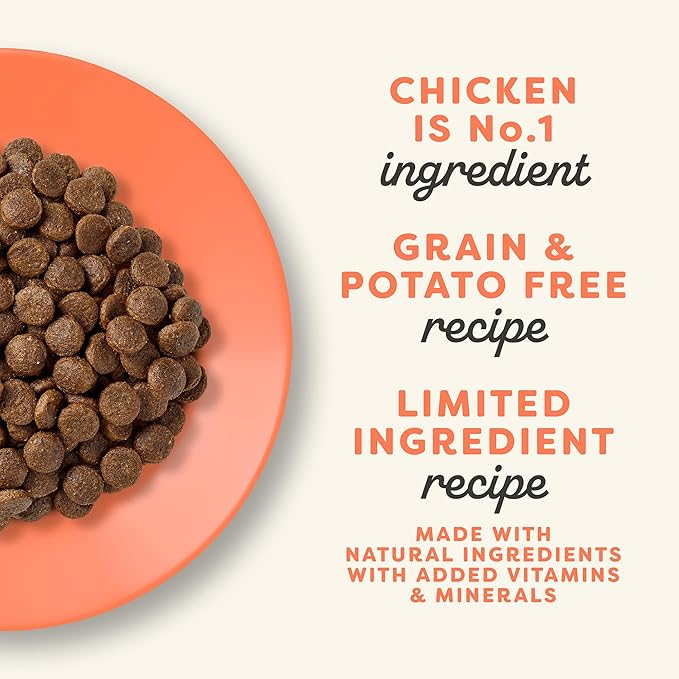 Applaws Complete Dry Cat Food, Grain-Free, Limited Ingredient with Added Vitamins & Minerals, Protein, Supports Digestion, Chicken & Salmon (4 Pound Bag)