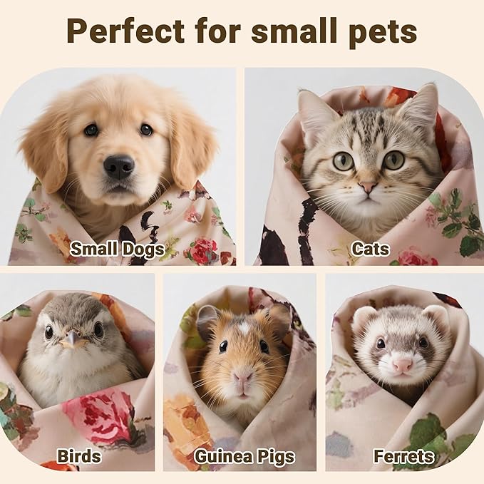 Purrfect Peace Cat Swaddle Wrap – 31.5" Professional Calming Restraint Bag for Grooming, Nail Trimming & Medicine - Adjustable Cat Restraint for Grooming, Nail Clipping & Vet Visits