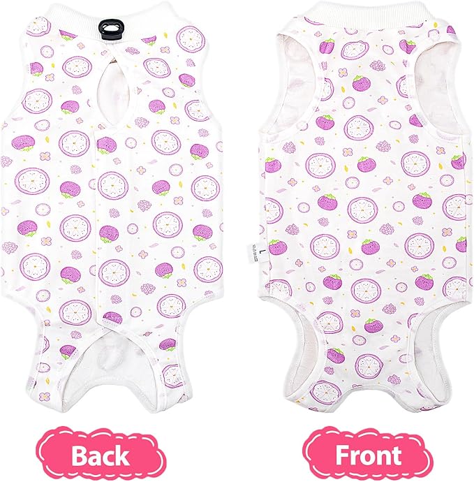 2 PCS Cat Recovery Suit for Spay Abdominal Wounds Cat Onesie for Cats After Surgery Recovery Suit Female Breathable E-Collar Alternative Kitten Onesie Anti Licking Small