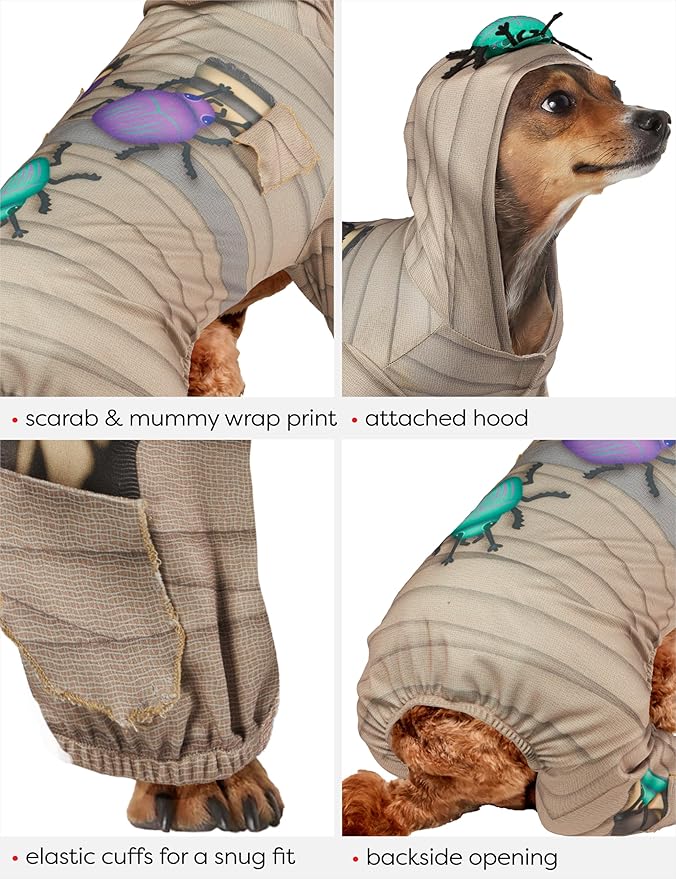 Rubies Mummy Pet Costume for Dogs or Cats, XL