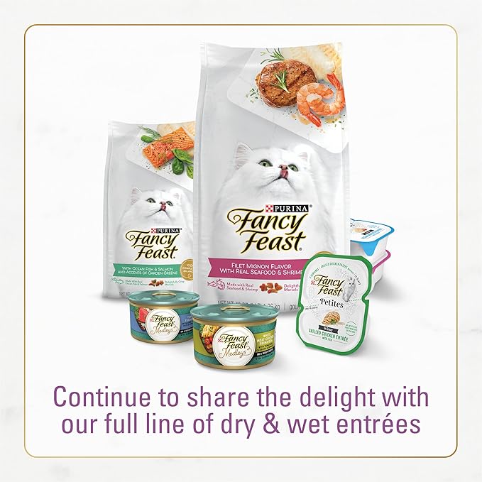 PURINA Fancy Feast Dry Cat Food with Savory Chicken and Turkey - 7 lb. Bag (Pack of 2)