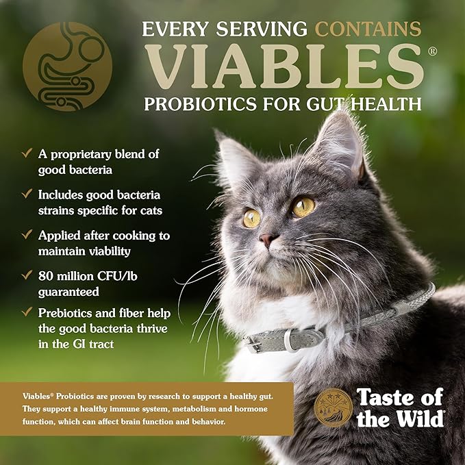 Taste Of The Wild Rocky Mountain Grain-Free Dry Cat Food With Roasted Venison & Smoke-Flavored Salmon 5lb