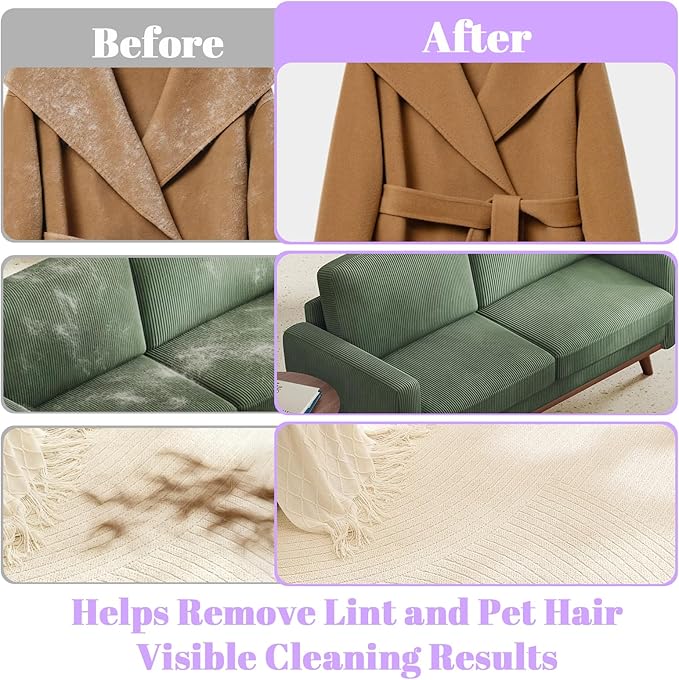Pet Hair Removal Glove for Dogs & Cats,Cat Brush,Reusable Electrostatic Pet Hair Remover Tool for Clothing, Couch, Carpet, Car Seat, Dog Hair Remover, Cat Hair Remover, Pet Hair Remover for Laundry