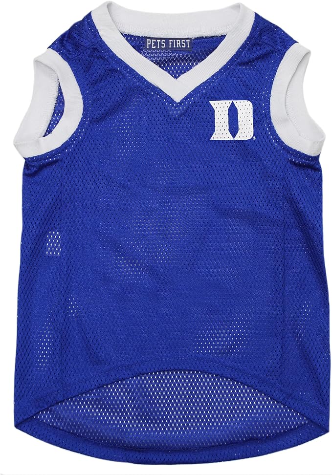Pets First NCAA Basketball Pet Jersey Duke Blue Devils Dog Jersey, Medium